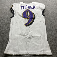 London Games - Ravens Justin Tucker Game Worn Jersey (10/15/23) Size 38 ...