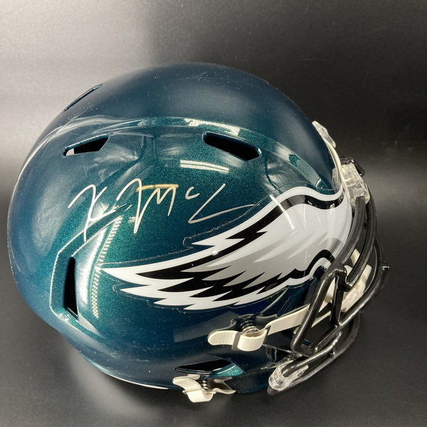 NFL - Eagles Kyle McCord Signed Replica Speed Helmet