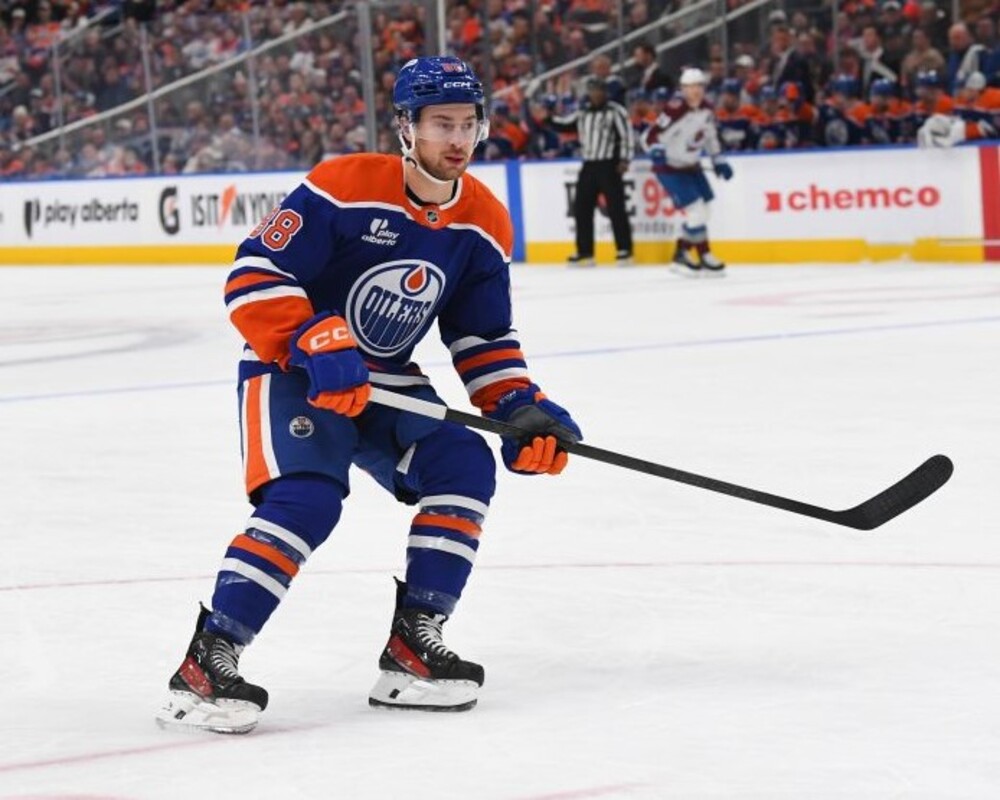 Andrew Mangiapane #88 - Edmonton Oilers Shirts Off Our Backs Meet & Greet Opportunity - Includes On-Ice Photo, Autographed Jersey & 2 Tickets to Jan 24th Game vs Washington Capitals!