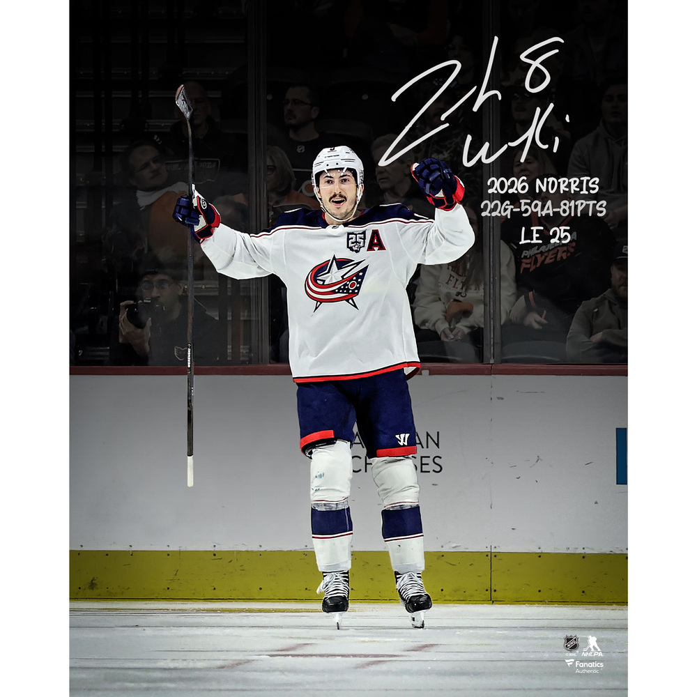 Zach Werenski Columbus Blue Jackets Autographed 16x20 Photograph with 