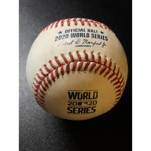 Game-Used Baseball - 2020 World Series - Los Angeles Dodgers vs. Tampa Bay Rays - Game 5 - Pitcher: Blake Treinen, Batter: Joey Wendle (Fly Out to CF) - Bot 9