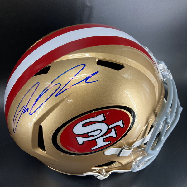 NFL - 49ers Ricky Pearsall Signed Replica Speed Helmet