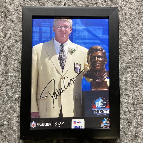 HOF - Raiders Dave Casper NFL Auction Exclusive Signed 5x7 Framed Photo ...