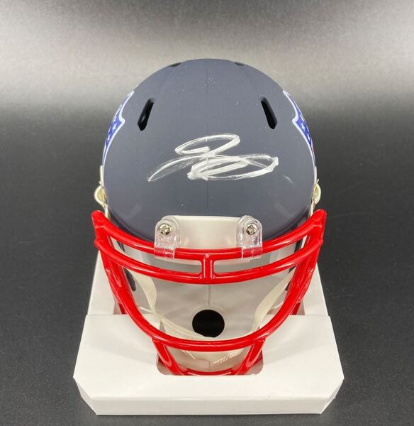 NFL -Vikings Jordan Addison Signed NFL Shield Mini Helmet