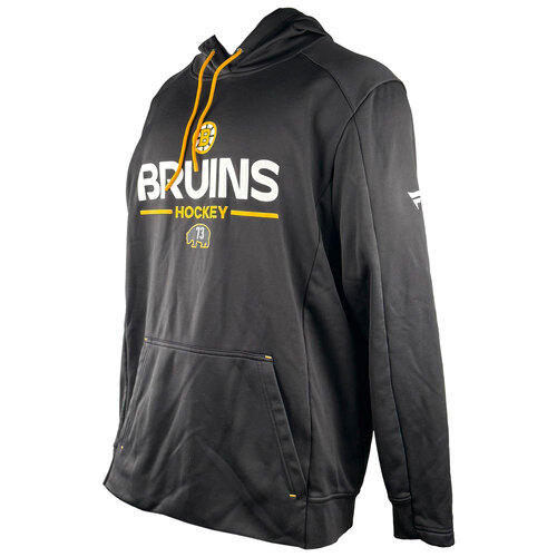 Photo of Team-Issued 2025-2026 Player-Worn Fanatics Bruins Hoodie - Charlie McAvoy