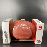HOF - Bears Devin Hester Signed Authentic Football with HOF 24 Inscription