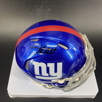 NFL - Giants Cam Skattabo Signed Mini Helmet