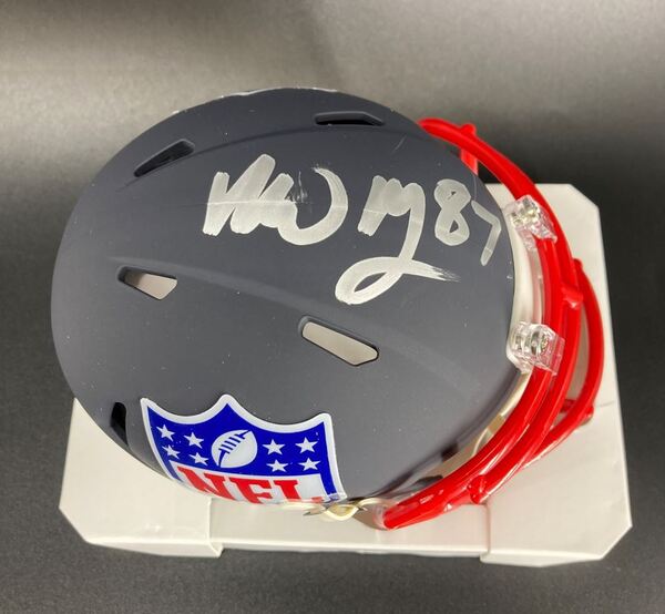 NFL - Raiders Michael Mayer Signed NFL Shield Mini Helmet