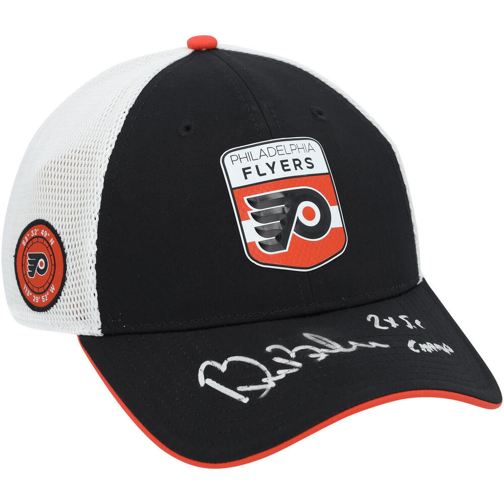 Bill Barber Philadelphia Flyers Autographed Draft Fanatics Cap with 