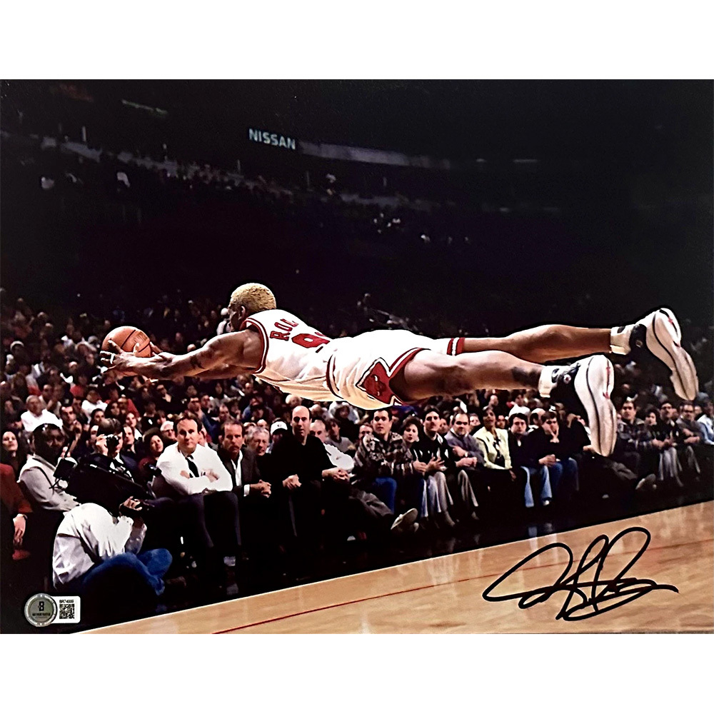 Dennis Rodman Autographed Chicago Bulls 11X14 Photo