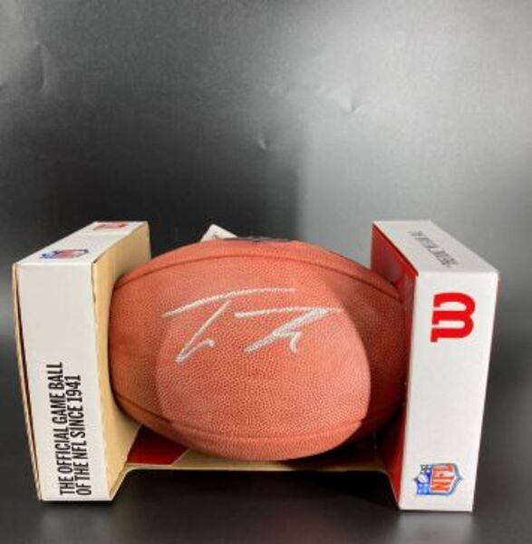NFL - Raiders Tre Tucker Signed Authentic Football