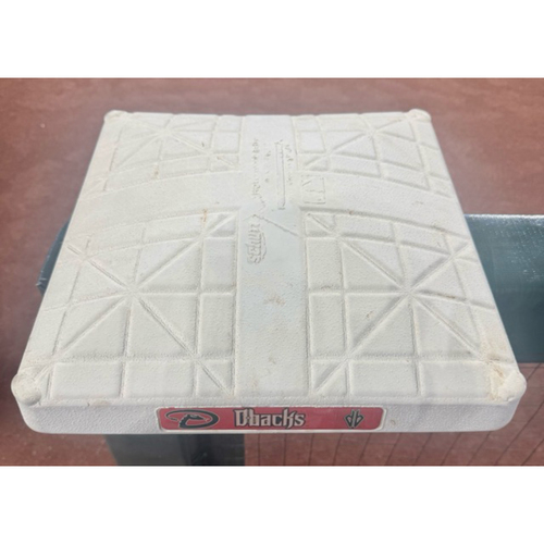 Photo of Ichiro Suzuki 2,500th Career Hit & Aaron Hill Cycle Game-Used Base - SEA @ ARI 6/18-6/19/2012
