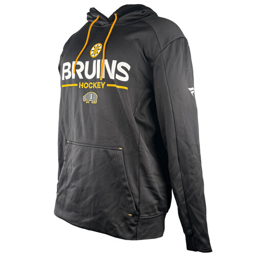 Photo of Team-Issued 2025-2026 Player-Worn Fanatics Bruins Hoodie - Jeremy Swayman