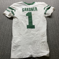 London Games - Jets Sauce Gardner Game Used Jersey (10/06/24) Size 38 wi...