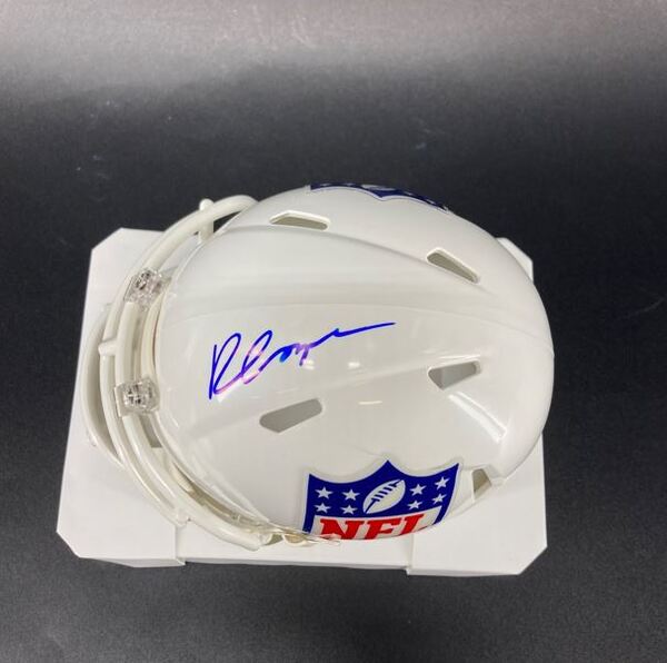 NFL - Seahawks Robert Cooper Signed NFL Shield Mini Helmet