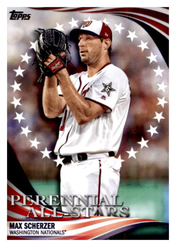 2019 Topps Update Perennial All Stars #PAS37 Max Scherzer