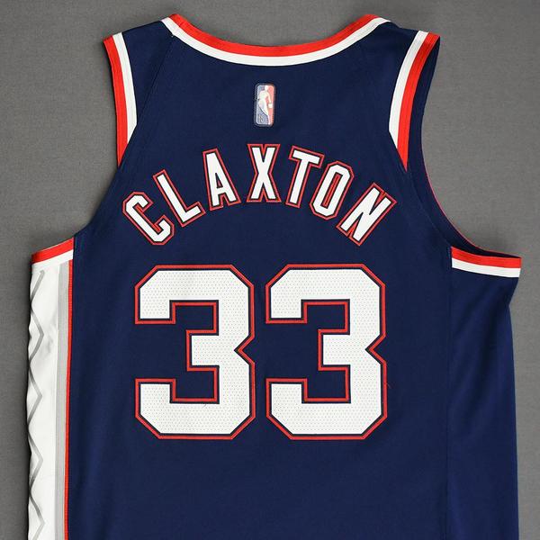 Nic Claxton Brooklyn Nets GameWorn City Edition Jersey Christmas