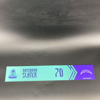 NFL - Chargers Rayshawn Slater Special Edition 2022 Pro Bowl Nameplate 2...