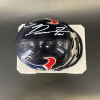 NFL - Texans Dameon Pierce Signed Mini Helmet