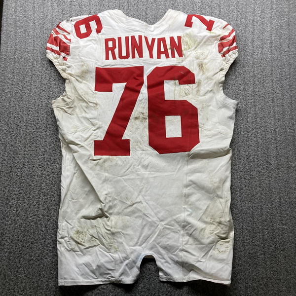 International Series - Giants Jon Runyan Jr Game Used Jersey (11/10/24) ...