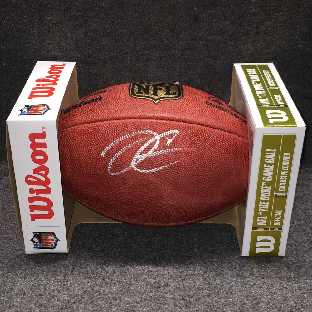 derek carr signed football