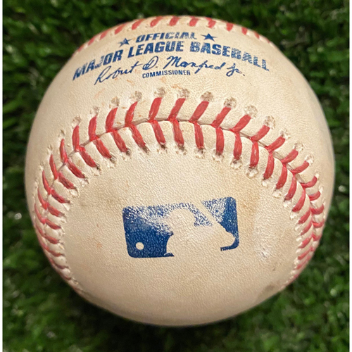 Madison Bumgarner Pitched Ball to Ronald Acuna Jr - Foul Ball - 4/25/21 Game 2 of Doubleheader - Bumgarner 7 Inning No Hitter