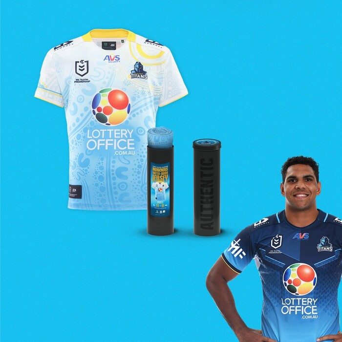 Photo of NRL #19 2025 Gold Coast Titans Indigenous Jersey