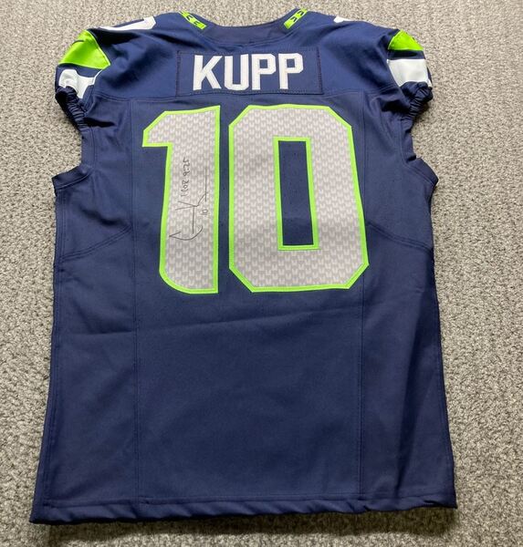 STS - Seahawks Cooper Kupp Signed Game Issued Jersey