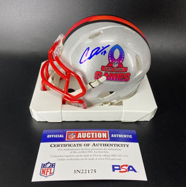 NFL - Titans Chimere Dike Signed Pro Bowl Games Mini Helmet