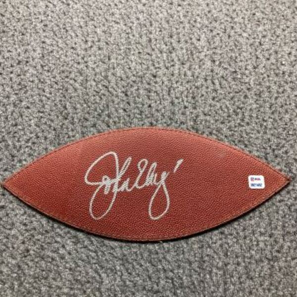 HOF - Broncos John Elway Signed Authentic Panel