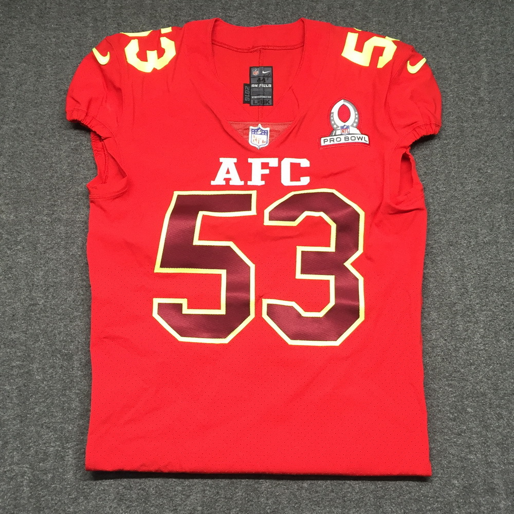 NFL Auction NFL AFC AUTHENTIC 2017 PRO BOWL 53 JERSEY (NO