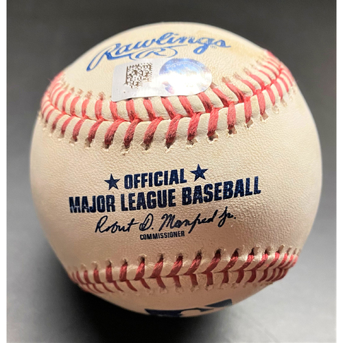 2021 Opening Day GameUsed Baseball Willi Castro Detroit Tigers Single