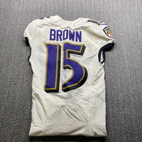 STS - Ravens Marquise Brown Game Worn Jersey 2020 Season Size 36 (Washed...