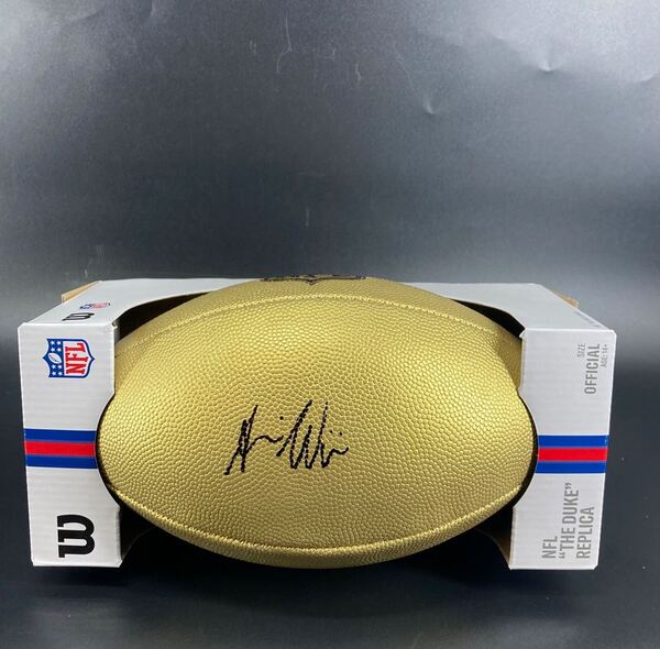 NFL - Packers Savion Williams Signed Gold Composite Football