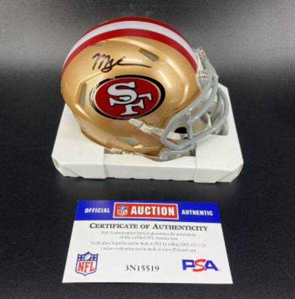 NFL - 49ers Mykel Williams Signed Mini Helmet