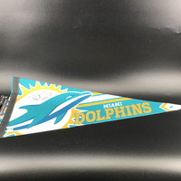 NFL - Dolphins Hunter Long Signed Pennant