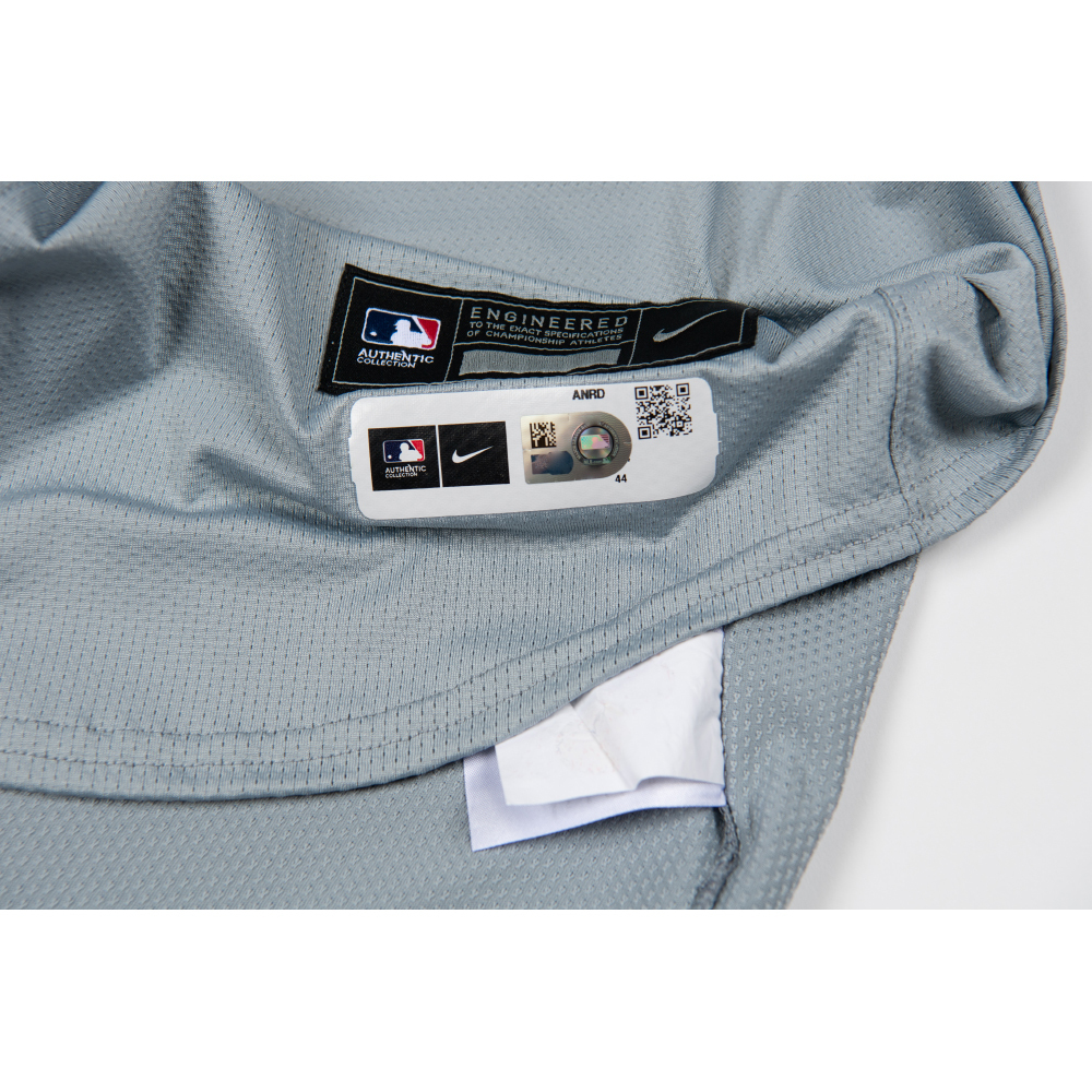 Zach Neto Team Issued Gray Jersey, Marked on 10/8/24, Size 44, MLB
