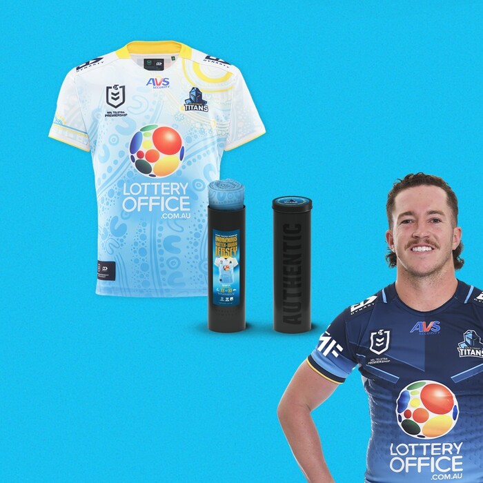 Photo of NRL #21 2025 Gold Coast Titans Indigenous Jersey