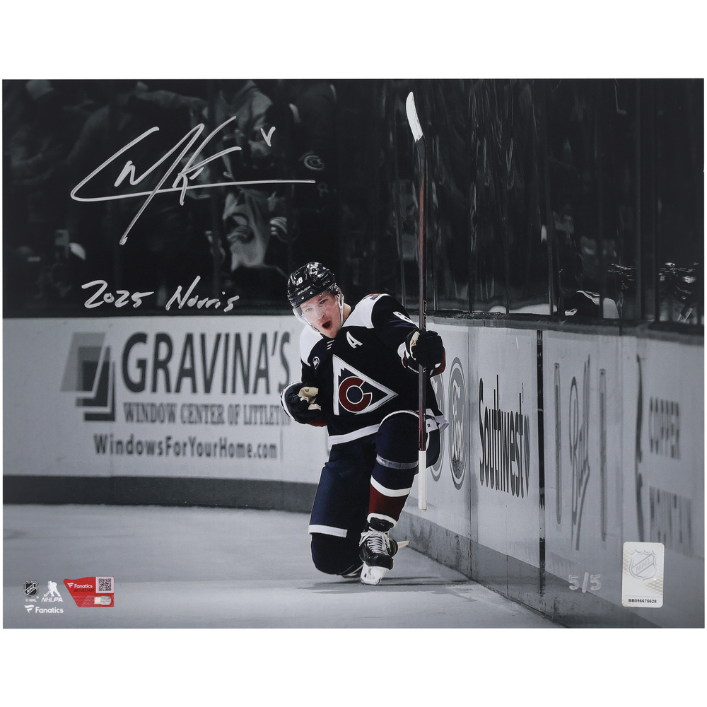 Cale Makar Colorado Avalanche Autographed 11