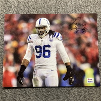 Colts - Denico Autry Signed 8x10 Photo