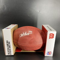 HOF - Commanders Art Monk Signed Authentic Football