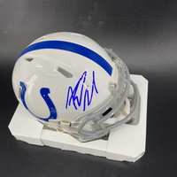 NFL - Colts Riley Leonard Signed Mini Helmet