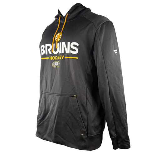 Photo of Team-Issued 2025-2026 Player-Worn Fanatics Bruins Hoodie - Henri Jokiharju