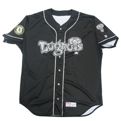 #23 Brett Harris Size L Lansing Lugnuts - Road Jersey