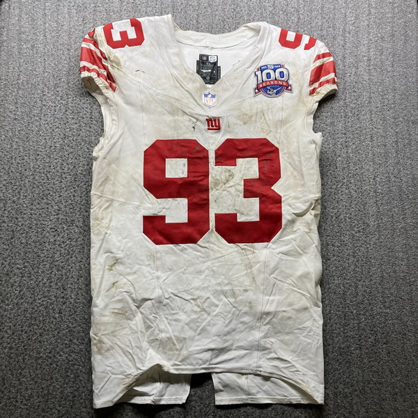 International Series - Giants Rakeem Nunes-Roches Game Used Jersey (11/1...