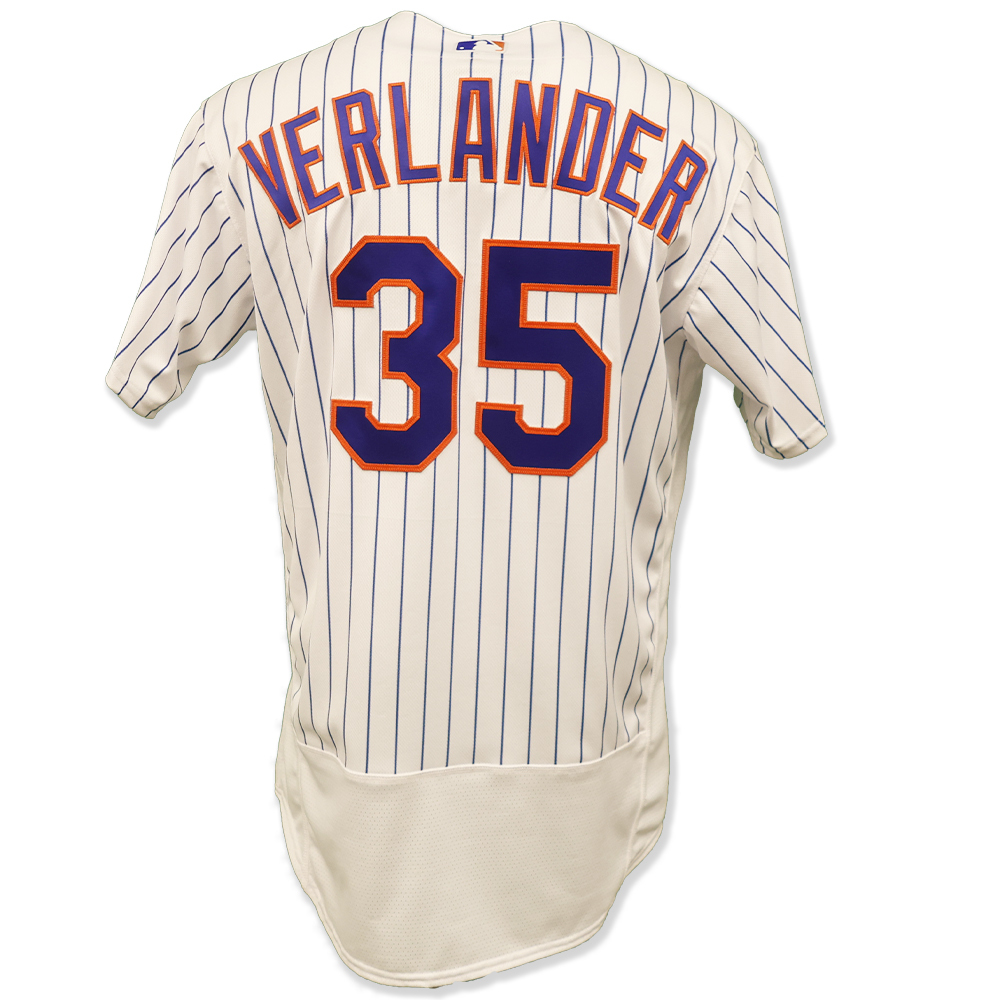 Justin Verlander - Team Issued White Pinstripe Jersey - 2023