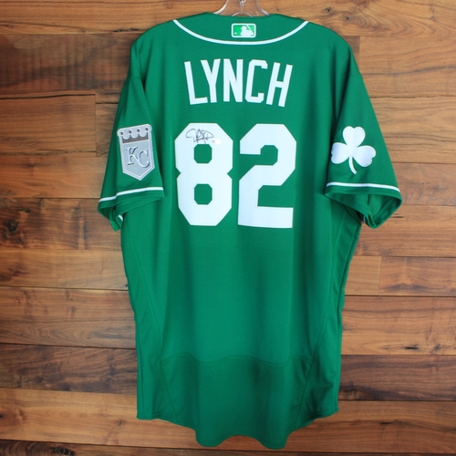 Autographed 2020 St. Patrick's Day Jersey: Daniel Lynch #82 - Size 48