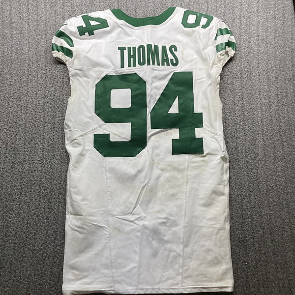Crucial Catch - Jets Solomon Thomas Game Worn Jersey (10/20/2024) Size 44