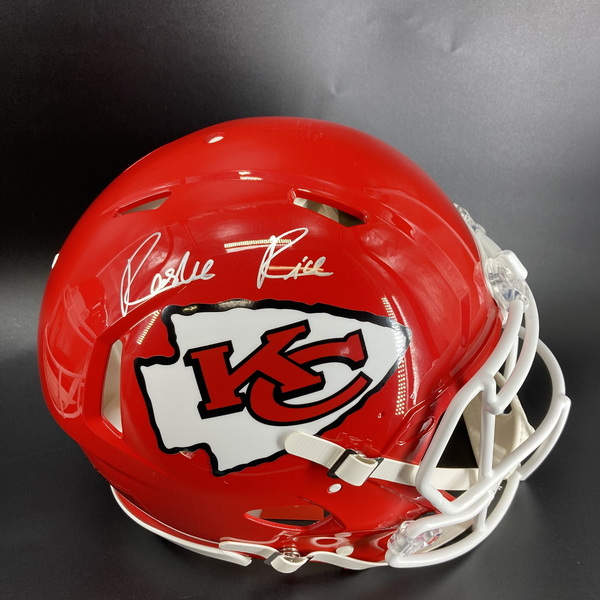 NFL - Chiefs Rashee Rice signed authentic helmet