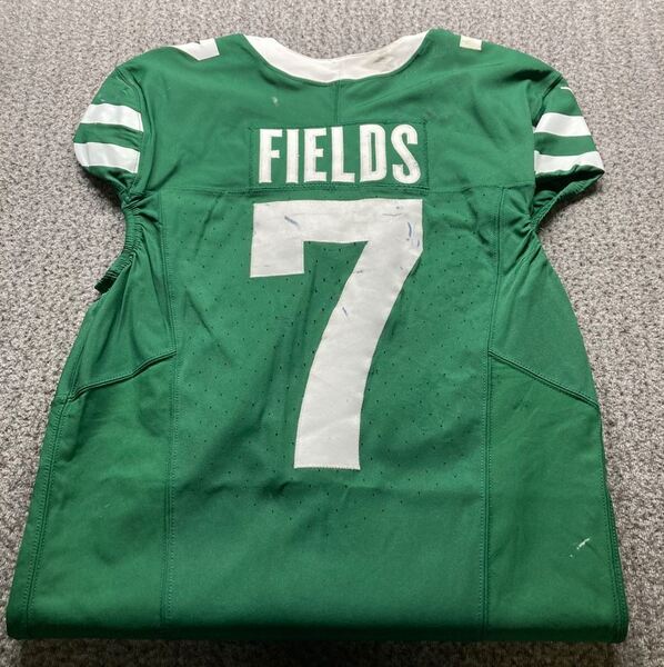 London Games - Jets Justin Fields Game Worn Jersey (10/12/2025) Size 40 ...